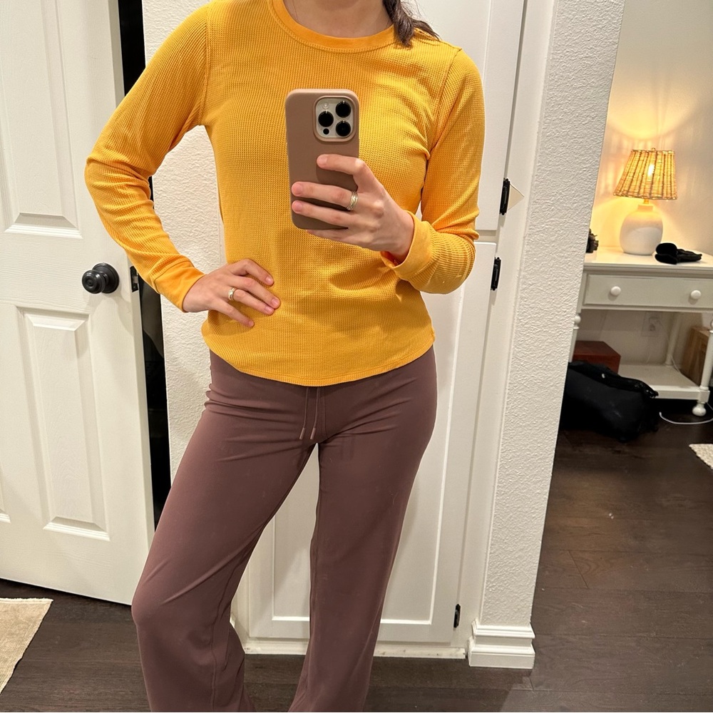 Outdoor Voices Waffle-knit Thermal in Size Medium